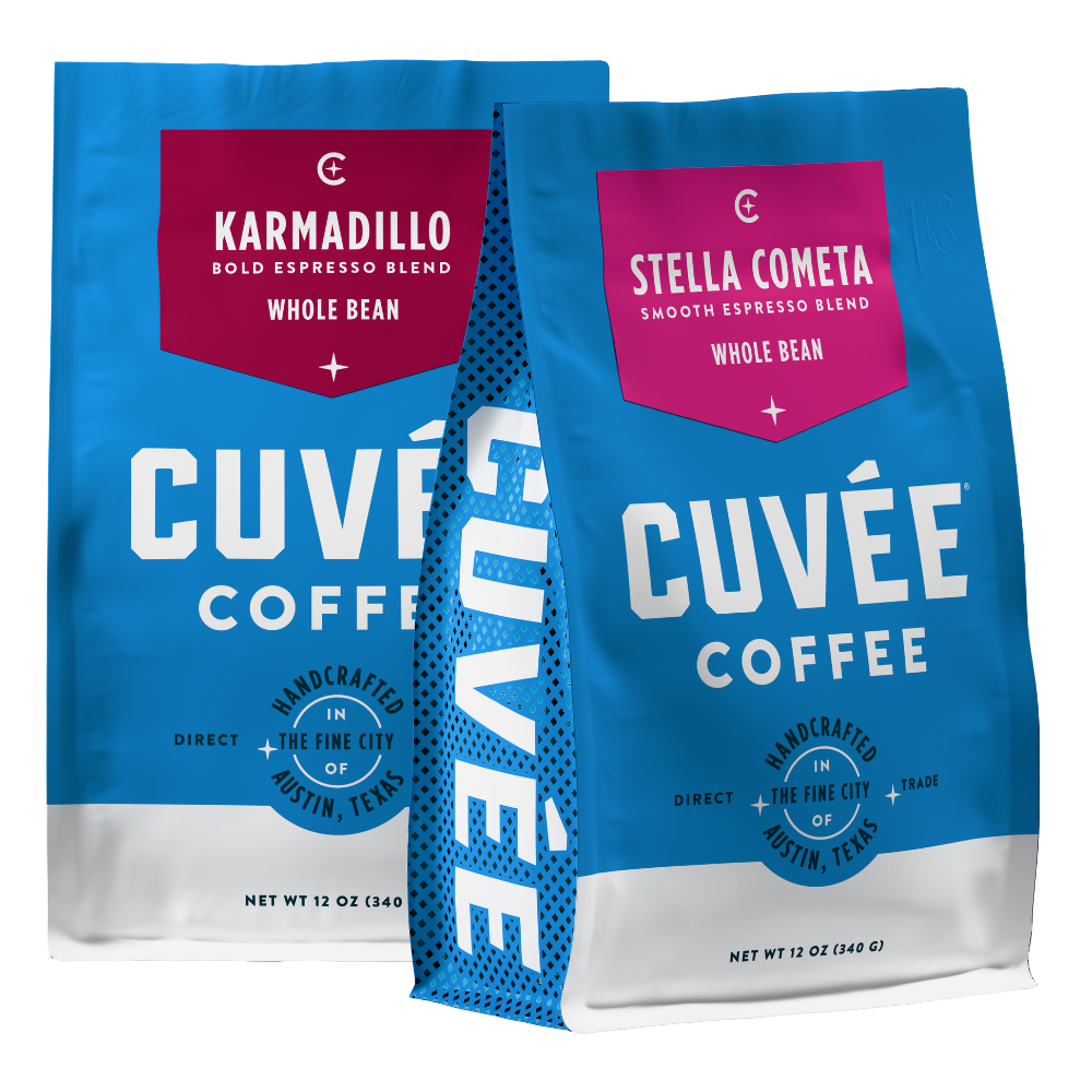 Karmadillo and Stella Cometa 12oz Coffee Bags