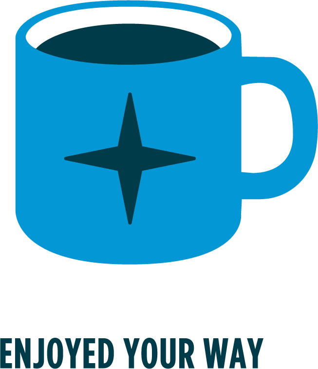 Coffee Mug with "Enjoyed Your Way"