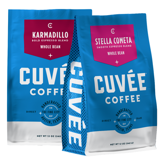 Karmadillo and Stella Cometa 12oz Coffee Bags