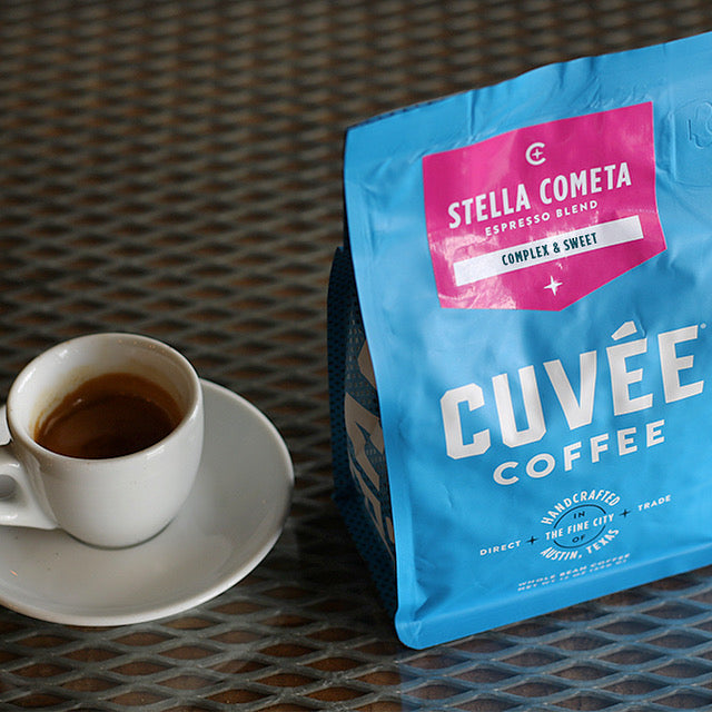 Espresso Blend medium roast coffee beans with Sweet and Espresso Blend medium roast coffee beans with Sweet and
